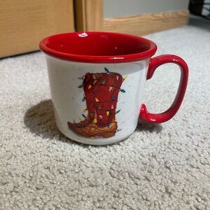The Pioneer Woman Christmas Western boot mug